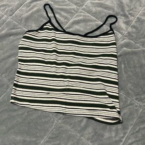 Green Striped Tank
